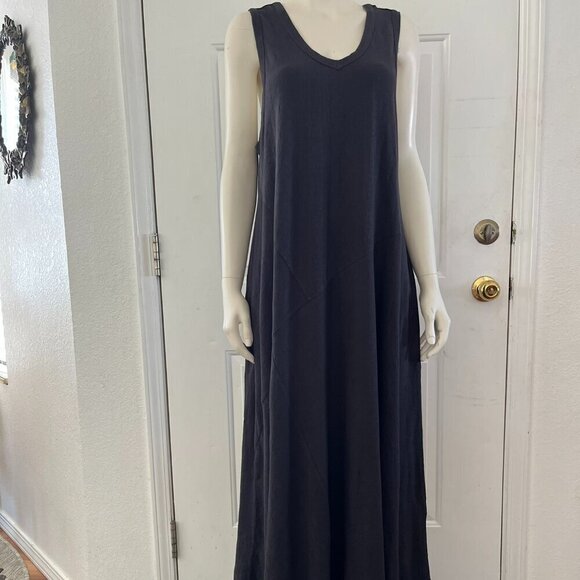 Soft Surroundings Woman's Black Bailey Maxi Summer Beach Dress Sz XLP - Picture 6 of 11